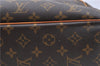 Authentic LOUIS VUITTON Monogram Deauville Hand Bag M47270 LV H7739