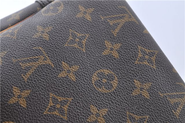 Authentic LOUIS VUITTON Monogram Deauville Hand Bag M47270 LV H7739