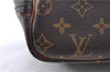 Authentic LOUIS VUITTON Monogram Deauville Hand Bag M47270 LV H7739