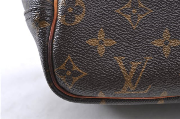 Authentic LOUIS VUITTON Monogram Deauville Hand Bag M47270 LV H7739