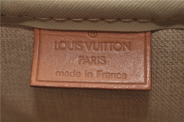 Authentic LOUIS VUITTON Monogram Deauville Hand Bag M47270 LV H7739