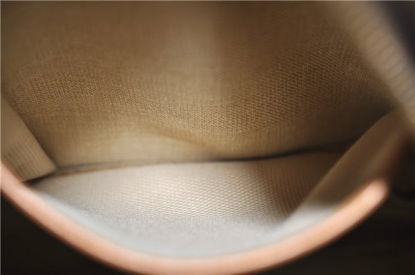 Authentic LOUIS VUITTON Monogram Deauville Hand Bag M47270 LV H7739