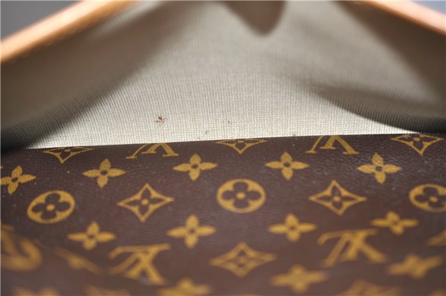 Authentic LOUIS VUITTON Monogram Deauville Hand Bag M47270 LV H7739