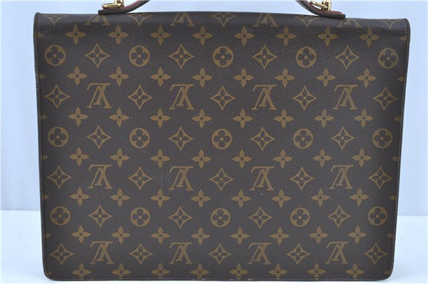Auth LOUIS VUITTON Monogram Porte Documents Bandouliere M53338 Briefcase H7748