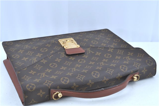 Auth LOUIS VUITTON Monogram Porte Documents Bandouliere M53338 Briefcase H7748