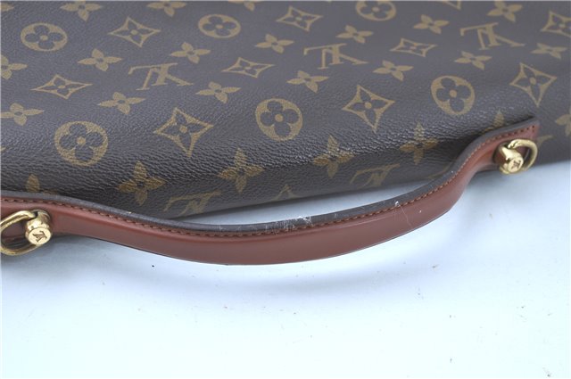 Auth LOUIS VUITTON Monogram Porte Documents Bandouliere M53338 Briefcase H7748