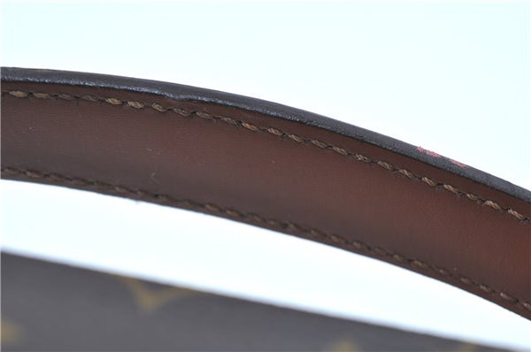 Auth LOUIS VUITTON Monogram Porte Documents Bandouliere M53338 Briefcase H7748