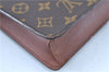 Auth LOUIS VUITTON Monogram Porte Documents Bandouliere M53338 Briefcase H7748