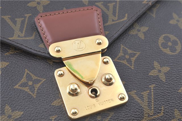 Auth LOUIS VUITTON Monogram Porte Documents Bandouliere M53338 Briefcase H7748