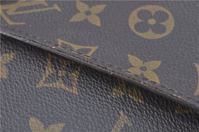 Auth LOUIS VUITTON Monogram Porte Documents Bandouliere M53338 Briefcase H7748