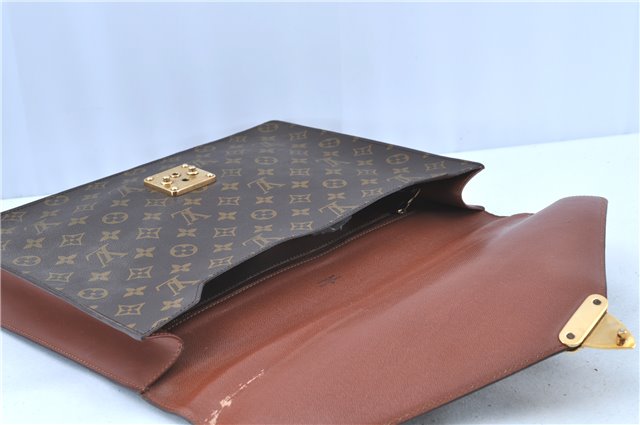 Auth LOUIS VUITTON Monogram Porte Documents Bandouliere M53338 Briefcase H7748