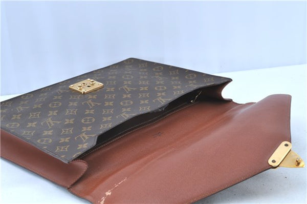 Auth LOUIS VUITTON Monogram Porte Documents Bandouliere M53338 Briefcase H7748