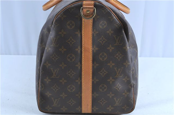 Auth LOUIS VUITTON Monogram Keepall Bandouliere 55 Boston Bag M41414 LV H7750