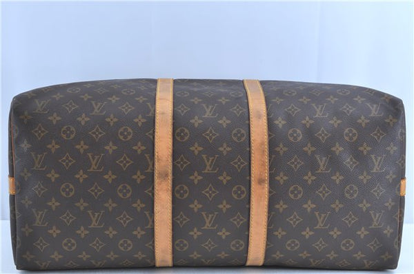 Auth LOUIS VUITTON Monogram Keepall Bandouliere 55 Boston Bag M41414 LV H7750