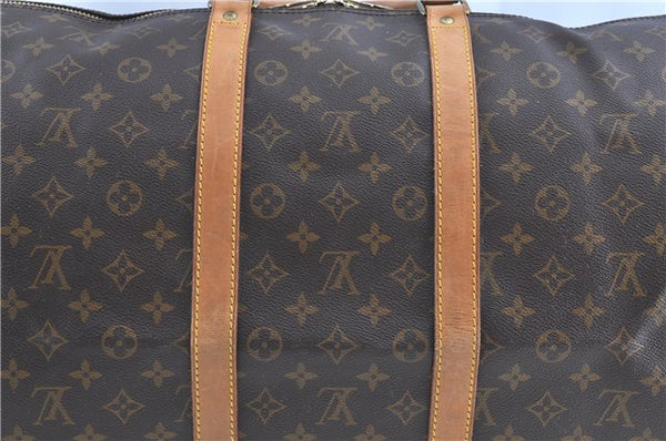 Auth LOUIS VUITTON Monogram Keepall Bandouliere 55 Boston Bag M41414 LV H7750