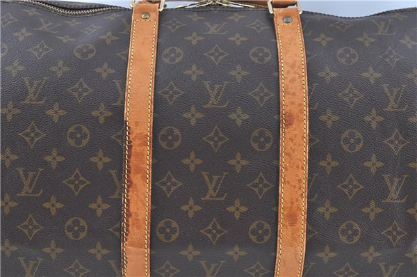 Auth LOUIS VUITTON Monogram Keepall Bandouliere 55 Boston Bag M41414 LV H7756