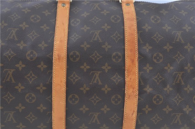 Auth LOUIS VUITTON Monogram Keepall Bandouliere 55 Boston Bag M41414 LV H7756