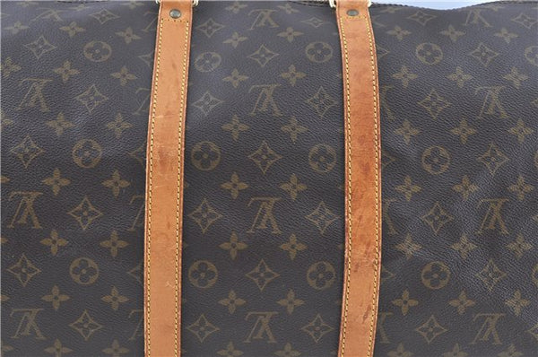 Auth LOUIS VUITTON Monogram Keepall Bandouliere 55 Boston Bag M41414 LV H7756