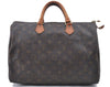 Authentic LOUIS VUITTON Monogram Speedy 35 Hand Bag M41524 LV H7757