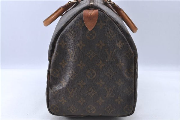 Authentic LOUIS VUITTON Monogram Speedy 35 Hand Bag M41524 LV H7757