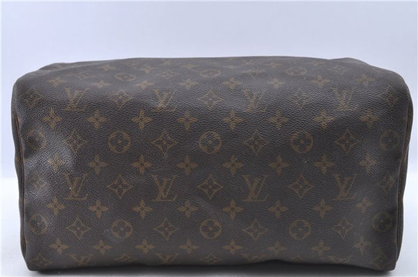 Authentic LOUIS VUITTON Monogram Speedy 35 Hand Bag M41524 LV H7757