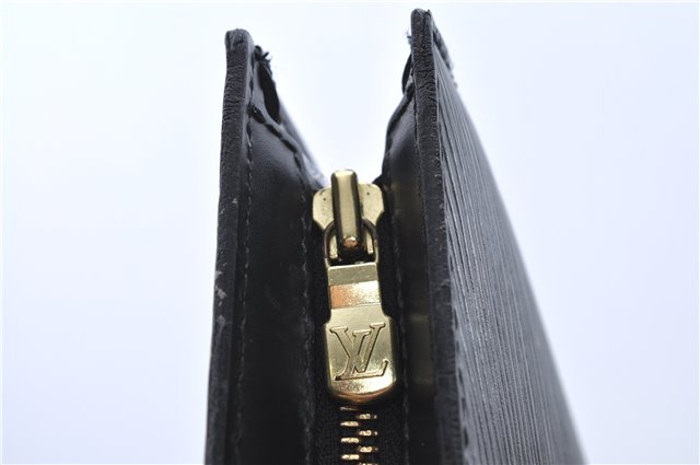 Authentic LOUIS VUITTON Epi Saint Jacques Hand Bag Black M52272 LV H7758