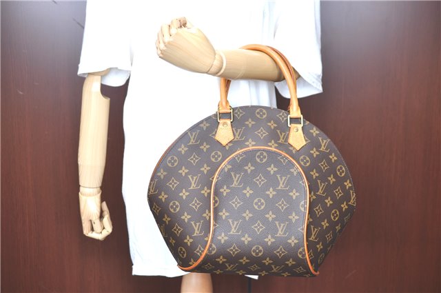 Authentic LOUIS VUITTON Monogram Ellipse PM Hand Bag M51127 LV H7759