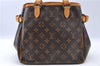 Authentic LOUIS VUITTON Monogram Batignolles Hand Bag M51156 LV H7760