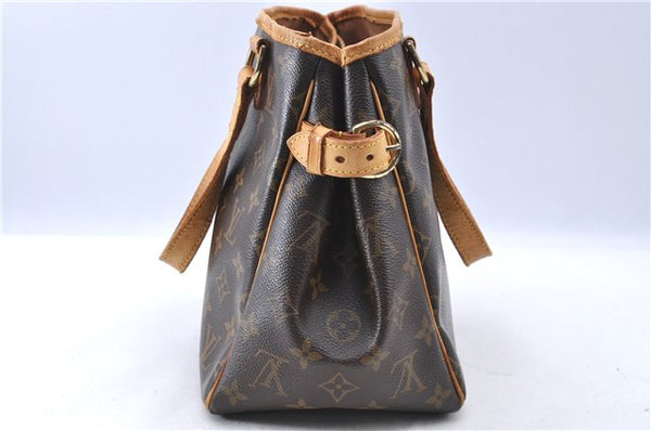 Authentic LOUIS VUITTON Monogram Batignolles Hand Bag M51156 LV H7760
