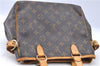 Authentic LOUIS VUITTON Monogram Batignolles Hand Bag M51156 LV H7760