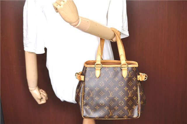 Authentic LOUIS VUITTON Monogram Batignolles Hand Bag M51156 LV H7760
