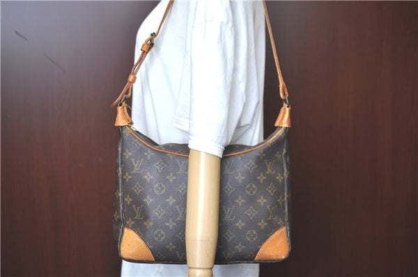 Auth LOUIS VUITTON Monogram Boulogne 30 Shoulder Cross Body Bag M52165 LV H7761