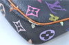 LOUIS VUITTON Monogram Multicolor Pochette Accessoires Pouch M92648 Black H7763