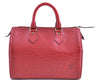 Authentic LOUIS VUITTON Epi Speedy 25 Hand Bag Red M43017 LV H7765