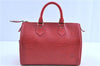 Authentic LOUIS VUITTON Epi Speedy 25 Hand Bag Red M43017 LV H7765