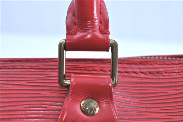 Authentic LOUIS VUITTON Epi Speedy 25 Hand Bag Red M43017 LV H7765