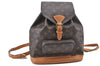 Authentic LOUIS VUITTON Monogram Montsouris MM Backpack M51136 LV H7768