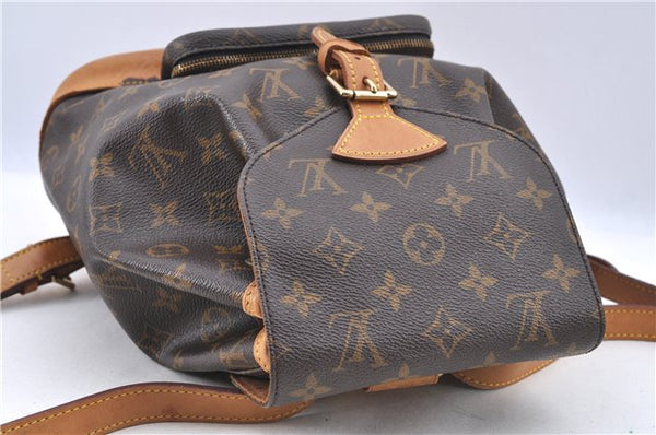 Authentic LOUIS VUITTON Monogram Montsouris MM Backpack M51136 LV H7768