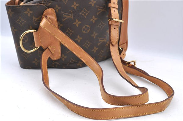 Authentic LOUIS VUITTON Monogram Montsouris MM Backpack M51136 LV H7768