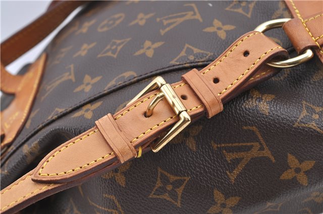 Authentic LOUIS VUITTON Monogram Montsouris MM Backpack M51136 LV H7768