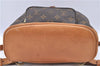 Authentic LOUIS VUITTON Monogram Montsouris MM Backpack M51136 LV H7768
