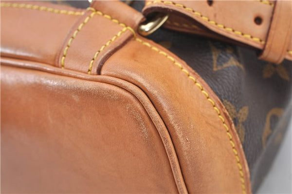 Authentic LOUIS VUITTON Monogram Montsouris MM Backpack M51136 LV H7768