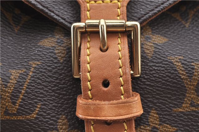 Authentic LOUIS VUITTON Monogram Montsouris MM Backpack M51136 LV H7768