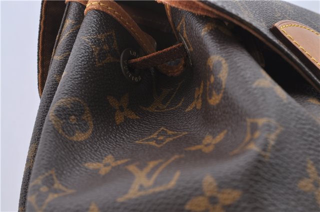 Authentic LOUIS VUITTON Monogram Montsouris MM Backpack M51136 LV H7768