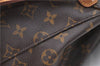 Authentic LOUIS VUITTON Monogram Montsouris MM Backpack M51136 LV H7768