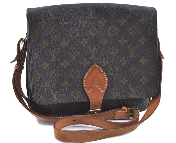 Auth LOUIS VUITTON Monogram Cartouchiere GM Shoulder Cross Bag M51252 LV H7769
