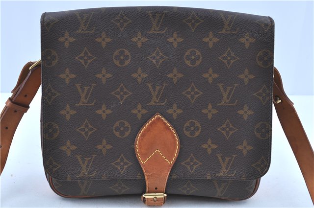 Auth LOUIS VUITTON Monogram Cartouchiere GM Shoulder Cross Bag M51252 LV H7769