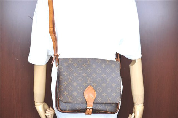 Auth LOUIS VUITTON Monogram Cartouchiere GM Shoulder Cross Bag M51252 LV H7769