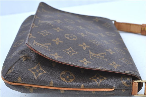 Authentic LOUIS VUITTON Monogram Musette Tango Shoulder Bag M51257 LV H7770