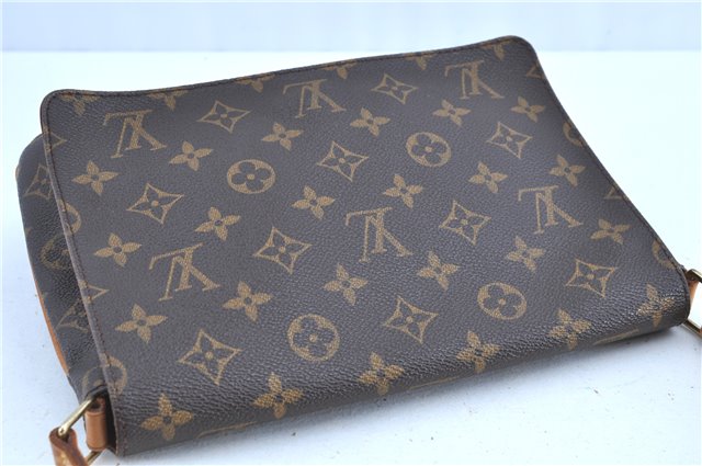 Authentic LOUIS VUITTON Monogram Musette Tango Shoulder Bag M51257 LV H7770